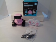 ALLCELE PINK RC.ROBOT. MUSIC,LED EYES,SINGS,DANCES. LN. OPEN BOX.