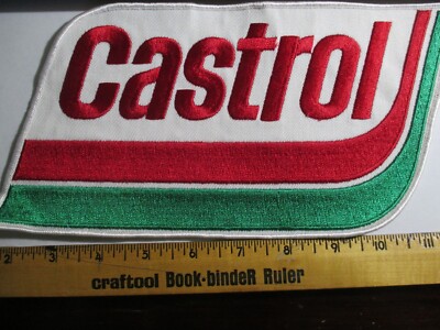 Castrol Oil Patch Grease Lube NOS Original Vintage Gas Station Refinery 70's