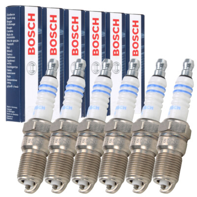 6x BOSCH 0242229655 HR8D+ Zündkerze für MERCEDES W124 W463 W126 R107 R129 M103