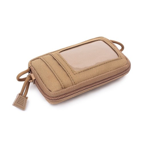 Mujeres Hombres EDC Bolsa Mini Nailon Billetera Táctica Llavero Cartera Moneda Portatarjeta de identificación - Imagen 8 de 21