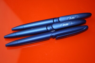 Audi Kugelschreiber Neu * A8 *  3 Stk Prodir Metallspitze Ballpoint Pen Swiss