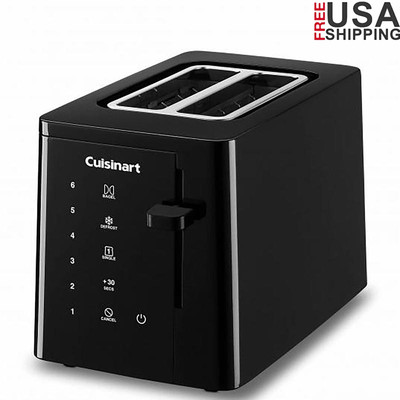 2-Slice Touchscreen Toaster W/ Quick View Feature & Extra Time Control New
