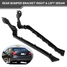 For 12-2015 Honda Civic Rear Bumper Retainer Support Bracket Set 2pcs Left Right