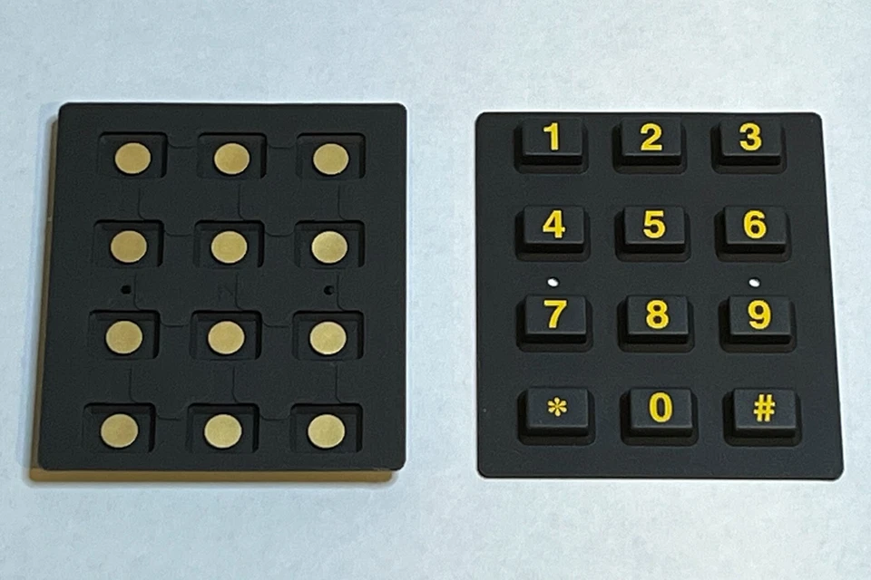 Atari 5200 Joystick Controller Repair Part GOLD Keypad NEW DESIGN