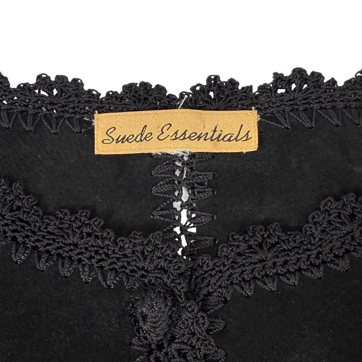 Suede Essentials Patchwork Suede Jacket | Black C… - image 3