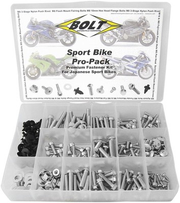 Bolt MC Hardware Sportbike Pro-Pack Motorcycle ATV/UTV Street Bike 2006-SBPP