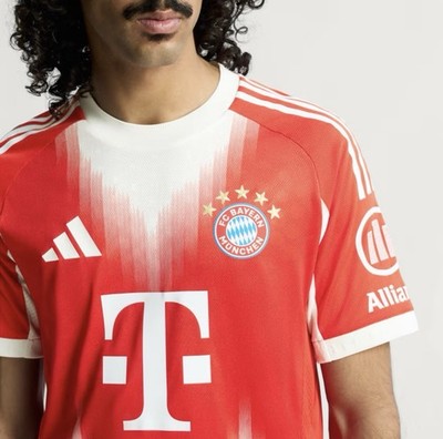 Adidas FC Bayern 25/26 Home Authentic Jersey Red Men's Size XL