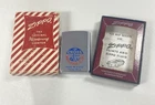 Vintage 1950-1957 Pat. 2517191 Zippo Lighter CROSE Manufacturing Co Tulsa Okla