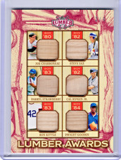 2025 Leaf Lumber Awards Charboneau/Sax/Strawberry/Ripken Jr/Kittle/Gooden #LA-5