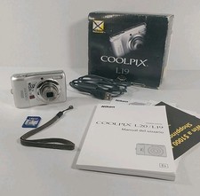 Nikon COOLPIX L19 8.0MP Digital Camera - Silver for sale online | eBay