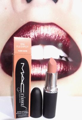 MAC Macximal Sleek Satin Lipstick #836 FLESHPOT ~ *IMPERFECT SEE PICTURES*