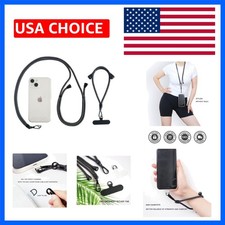 Adjustable Cell Phone Lanyard Crossbody Wrist Strap for iPhone, Universal P...
