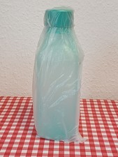 Tupperware * Eco Easy * Trinkflasche * 1 Liter * eckig * türkisgrün * NEU
