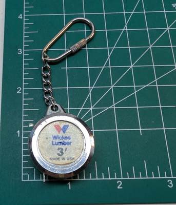 #ad #ad Wickes Lumber Tape Measure 3 Feet Keychain Carabiner Made in USA $15.99