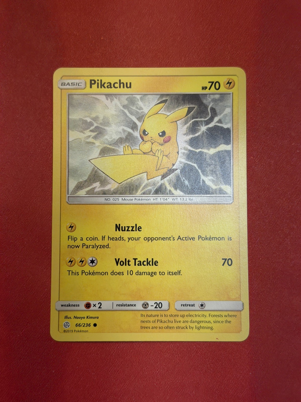 Pikachu 66/236 Common Cosmic Eclipse NM