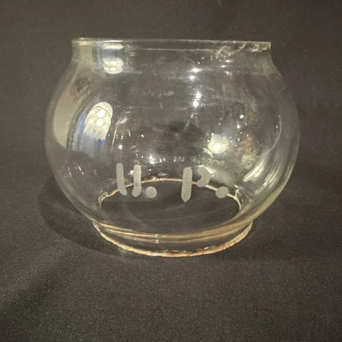 VTG Union Pacific Railroad Lantern Clear Glass Globe