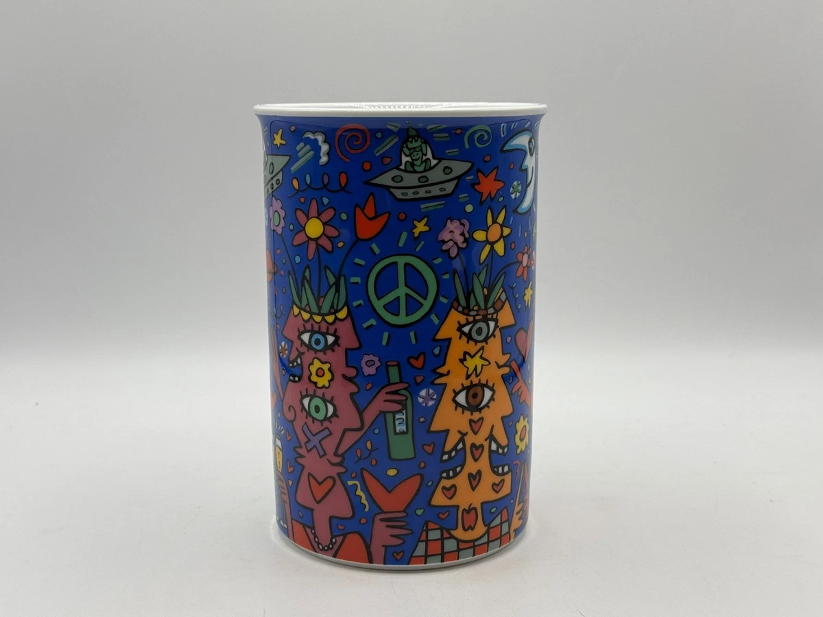 Rosenthal Rizzi 限定 陶器 置物 ポップアート Rosenthal Transfer Printed Porcelain 'Krugobjekt' Pitcher