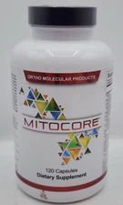 Ortho Molecular  MITOCORE 120 capsules ! New