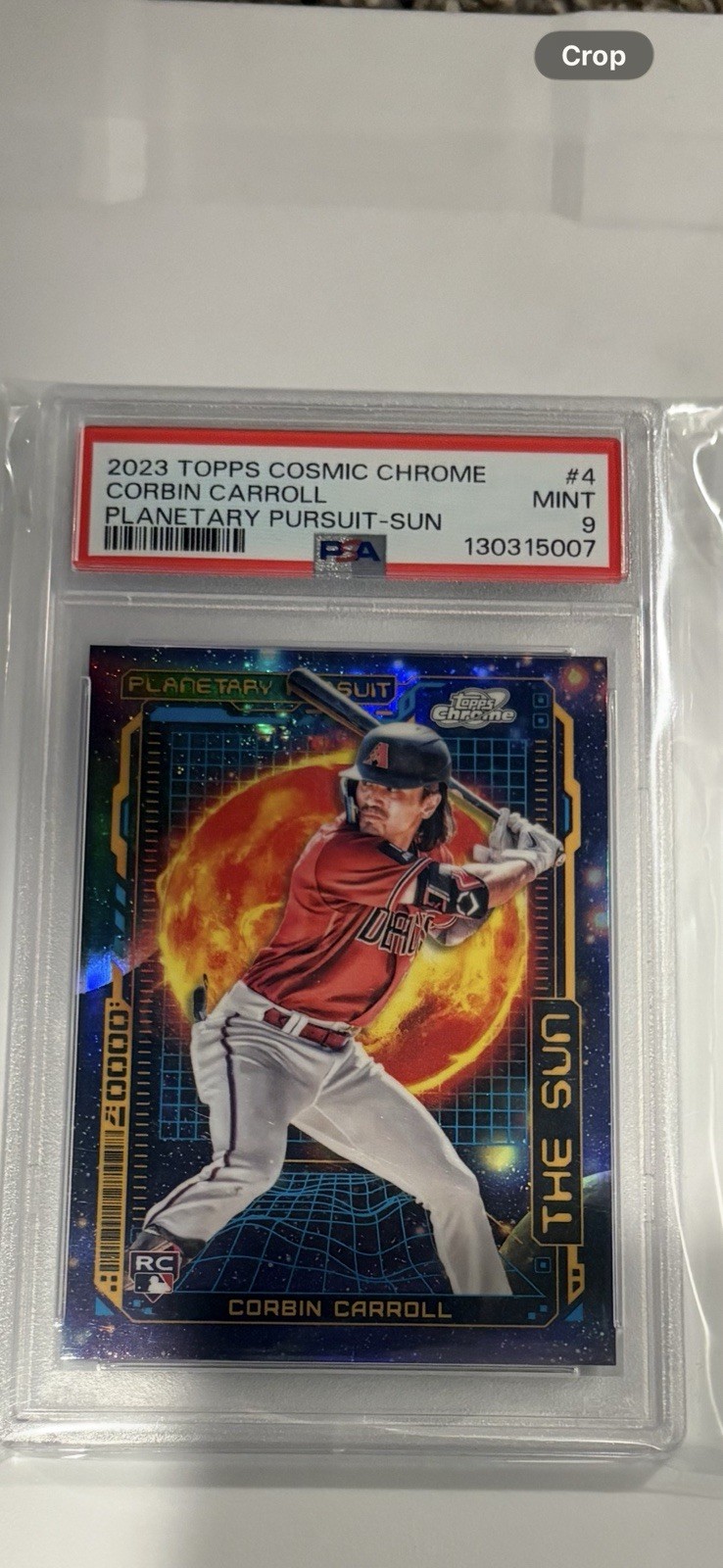 2023 Topps Cosmic Chrome - Planetary Pursuit Corbin Carroll #PPS-4 Sun (RC)