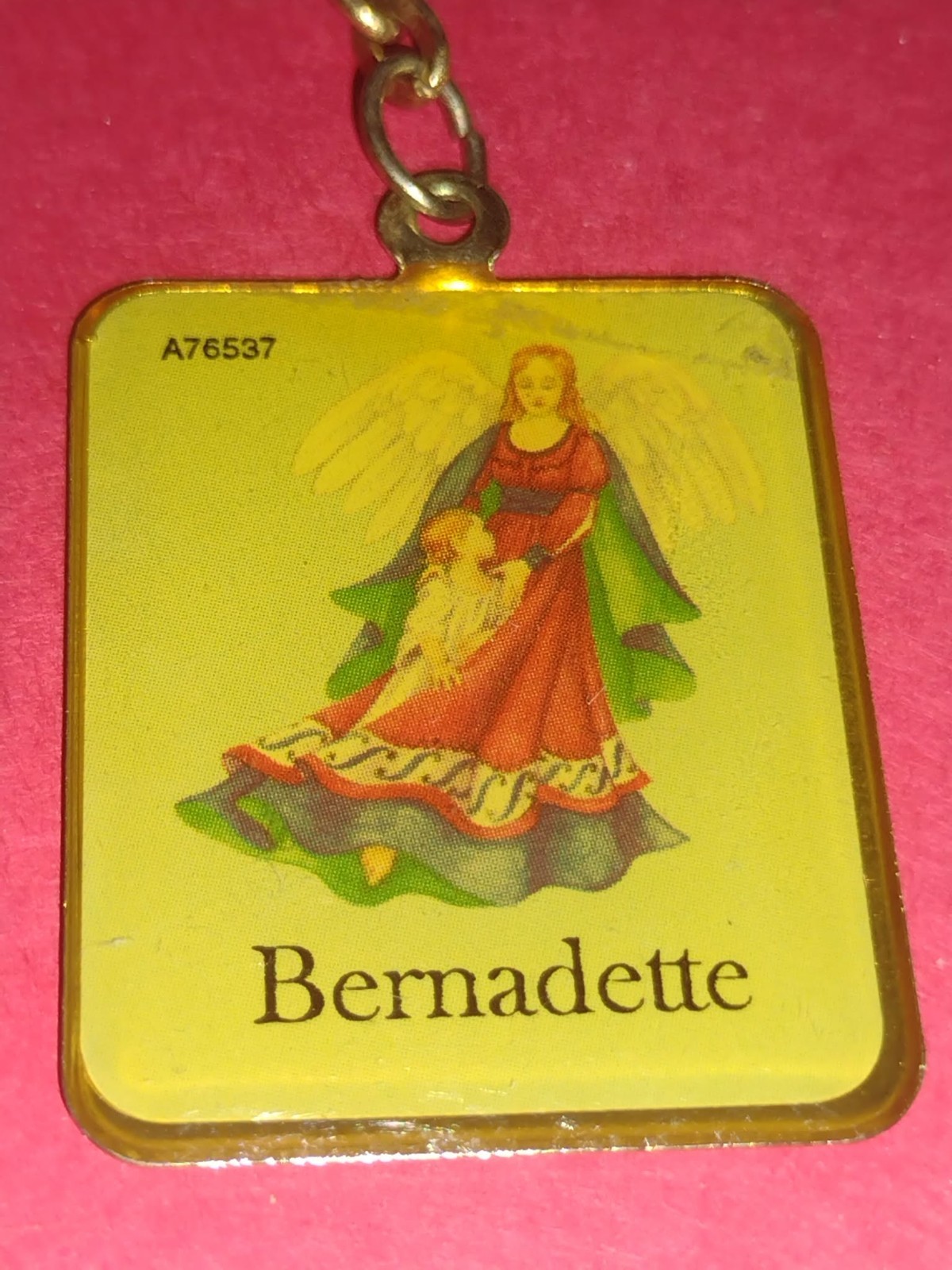 Saint Bernadette / Angel-themed keychain | eBay