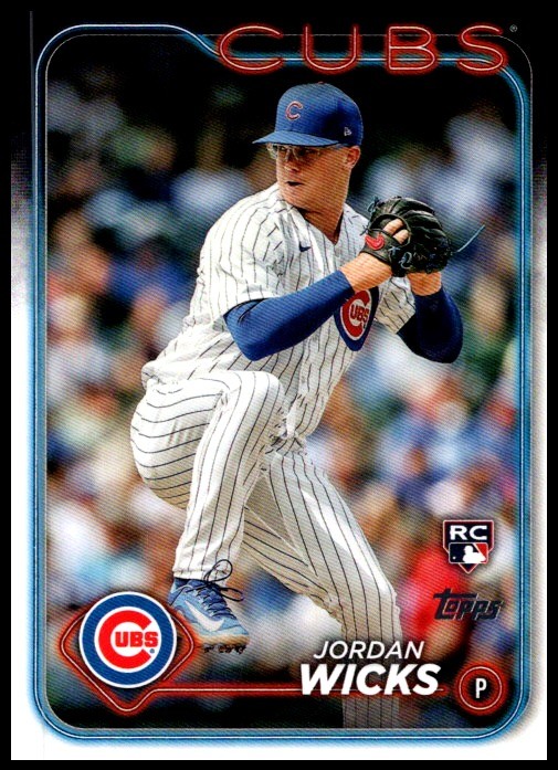 2024 Jordan Wicks Topps Baseball Series Two #613 Cubs
