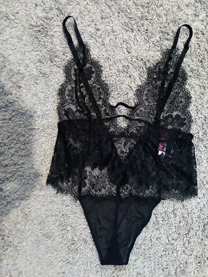 Adore Me Black Lace Lingerie Size XL 