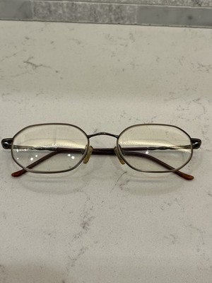 Feducci Men s Eyeglasses Brown Twisted Frames - FRAMES ONLY - Good Condition 