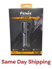 Fenix LR35R 10000 Lumen Long Throw Rechargeable LED Flashlight IP68 Rated