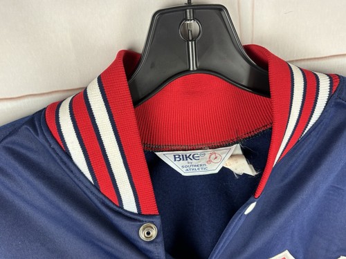 Vintage Oregon Rain #34 Bike Southern Athletic Bomber Jacket Large Blue - Bild 5 von 8