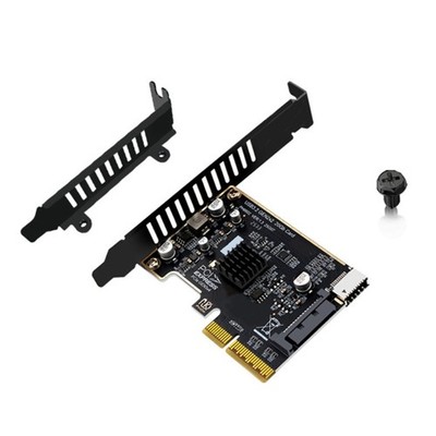 4 Layer Circuit USB 3.2 Gen 2 Front Panel Card For PCIe 4X To Type C 20Gbps