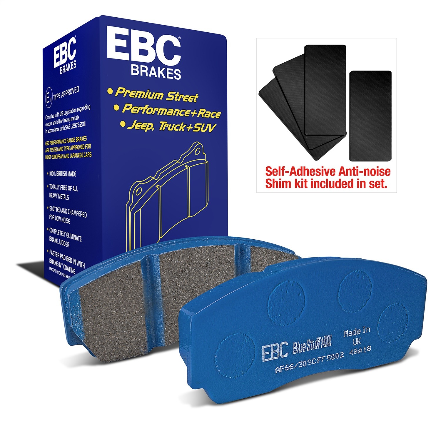 Lotus Esprit 2003-2004 Front Brake pad sets Set