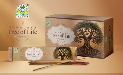 Himalaya Tree of Life Incense Sticks Agarbatti Pack of 12X15 Each 180g Box