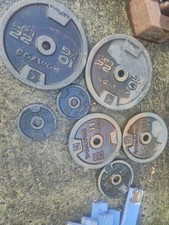 Cast Iron Weight Plates Set – Mixed Weights £25 Good Condition. ono