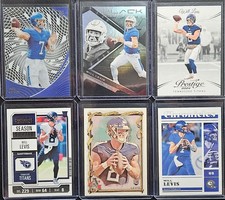 (LOT OF 6) WILL LEVIS - TENNESSEE TITANS - BLACK, PRESTIGE, CHRONICLES