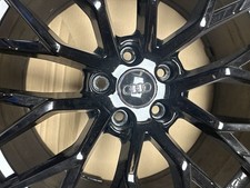 20 Inch 5x112 R8 Style Gloss Black Wheels: Fits For Audi non geniue