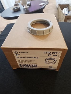  25 Southwire Plastic Insulated Bushings For 2'' Threaded Or Conduit CPB 200