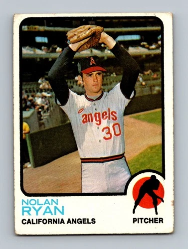 1973 Topps #220 Nolan Ryan LOW GRADE (wrinkle) Vintage HOF Baseball Card (C3)