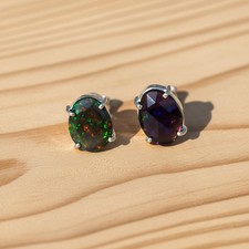 100% Original Fire Opal Oval Gemstone 925 Ste...