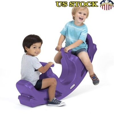 Kids Teeter Totter Rocking Play Equipment Indoor Outdoor Balance Tunnel Toy New