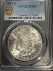 1882 S Morgan Silver Dollar PCGS MS-63
