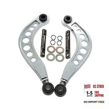 2pcs Rear Adjustable Upper Camber Kit Silver Compatible With 2006 2007 Silver 2pcs Rear Adjustable Upper Camber Kit Silver Compatible With 2006 2007 Silver