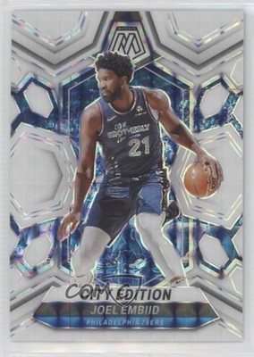 2023-24 Panini Mosaic City Edition White Mosaic Prizm 5/25 Joel Embiid #283 yf4