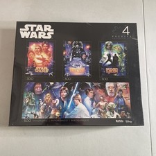 Star Wars Buffalo Games 4 Puzzle Set w/ New Hope Empire  Return of Jedi NEW 