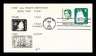 DR JIM STAMPS US COVER USS CONSTITUTION POSTAL STATIONERY FDC PASTED ON CACHET