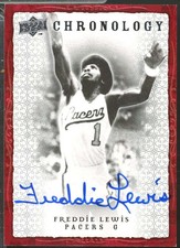 Freddie Lewis Card 2007-08 Upper Deck Chronology Autographs #33 