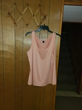 Canotta donna Ashley Stewart corallo, taglia 18-20, 92% poliestere, 8% spandex
