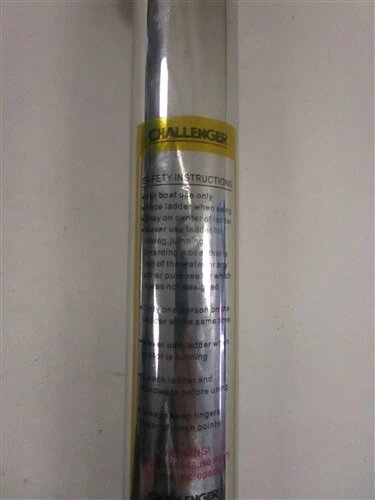 CHALLENGER 4 PASOS ESCALERA TELESCÓPICA ACERO INOXIDABLE SL-4-WT BARCO MARINO Foto 3 de 4