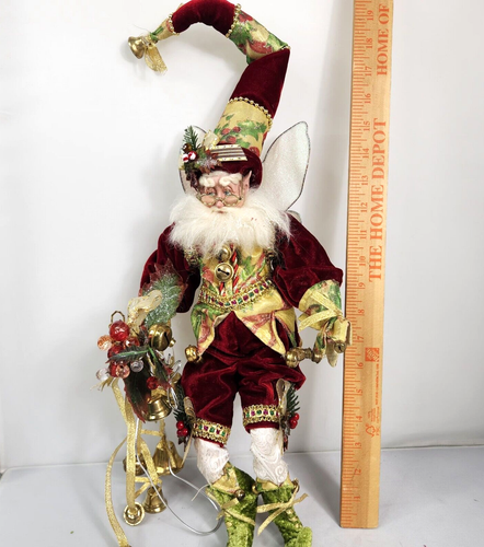 Mark Roberts JingleBells Fairy 51-82320 Christmas Figurine Santa Medium 17" Box - Picture 7 of 14