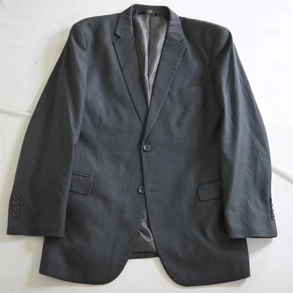 Caravelli 46R 36x30 Gris Oxford Super 150s Hombre Chaqueta Pantalones Traje Foto 2 de 4