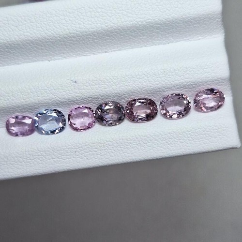 5.04cts Unheated Multi-color Sapphire Lot Oval Shaped!! - Picture 2 of 2
